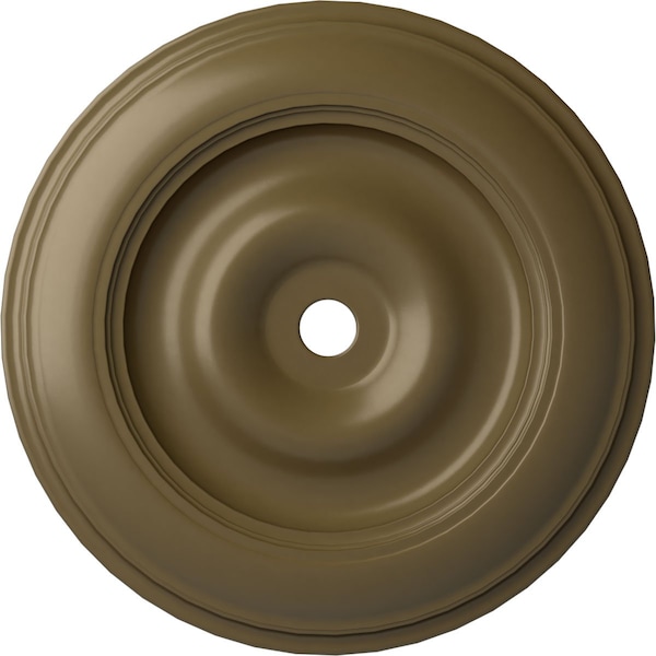Ekena Millwork Classic Ceiling Medallion (Fits Canopies up to 8 1/4"), 44 1/2"OD x 4"ID x 4 "P, Mississippi Mud CM44CLMMF - main